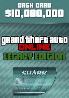 Grand Theft Auto Online (GTA V 5): Megalodon Shark Cash Card PC.